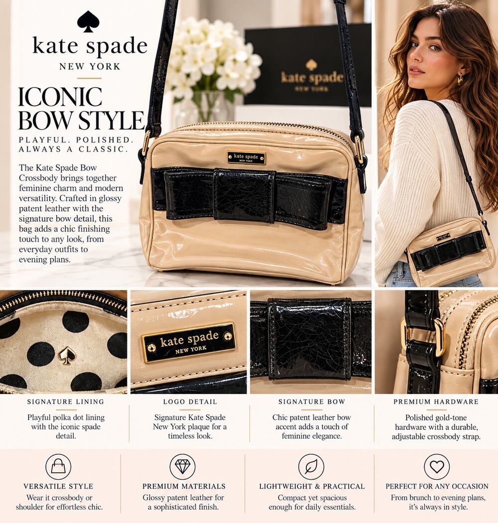 Kate Spade Villabella Avenue Celina bag*Patent Leather Crossbody